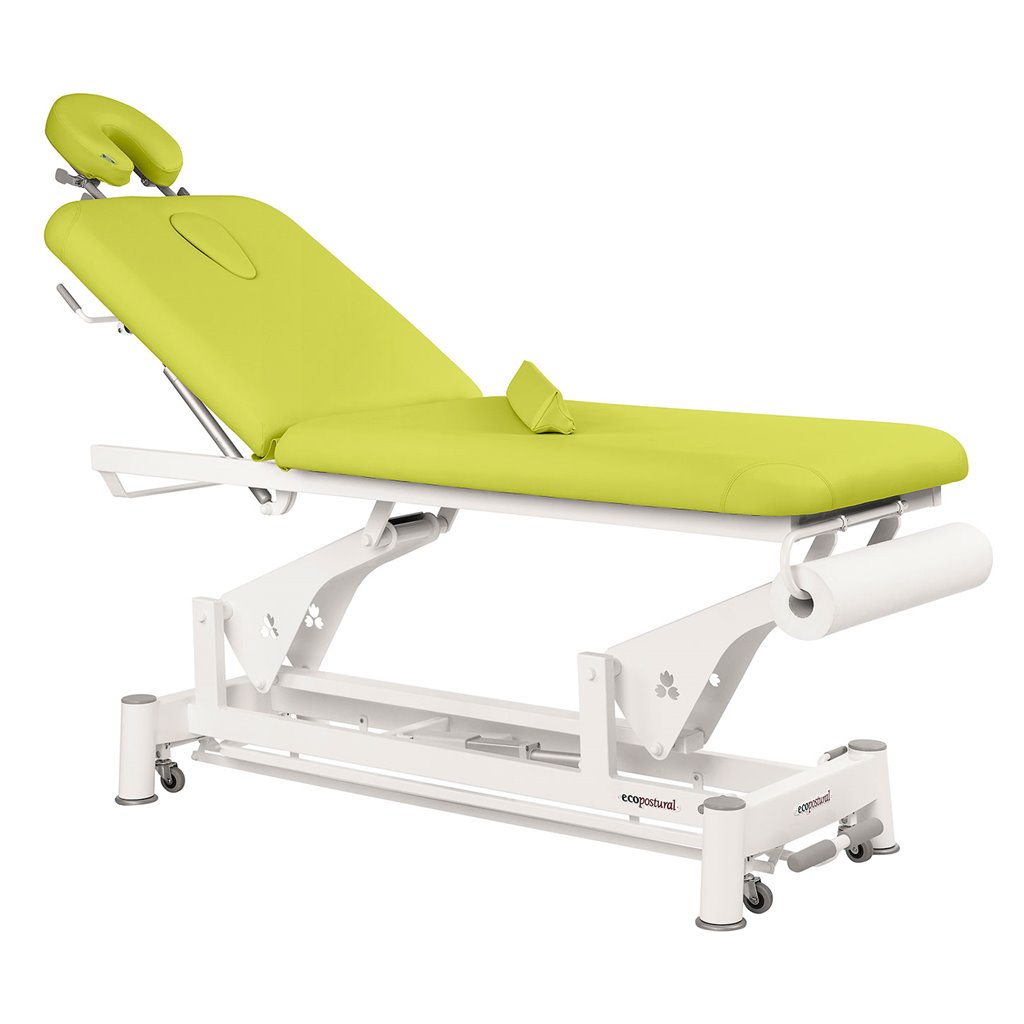 C5502 Electric table with 2 Ecopostural surfaces and 1 stool FREE