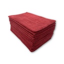 Asciugamano per carnagione assoluta Rosso x12