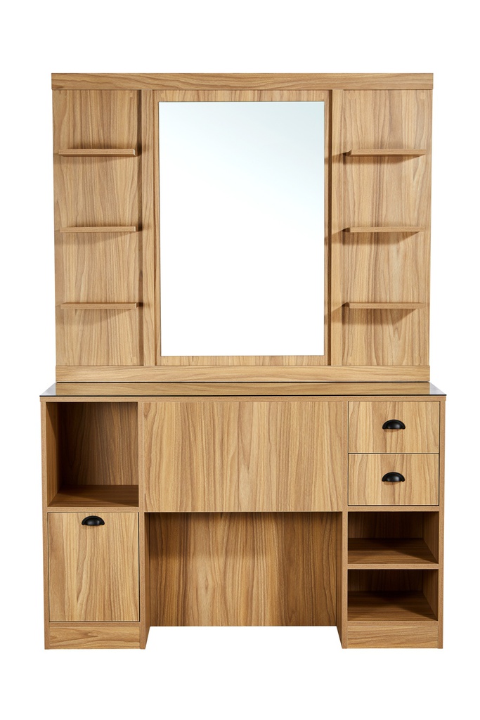 OKE 1BR Barber Dressing Table - Light wood