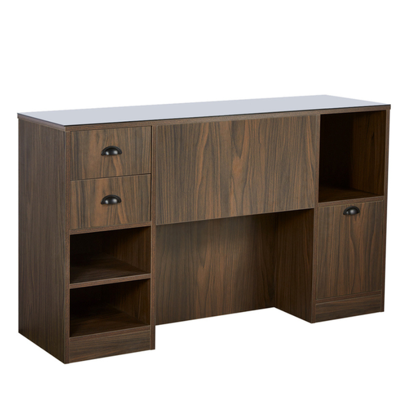 OKE 3 B Hairdressing cabinet - Dark wood