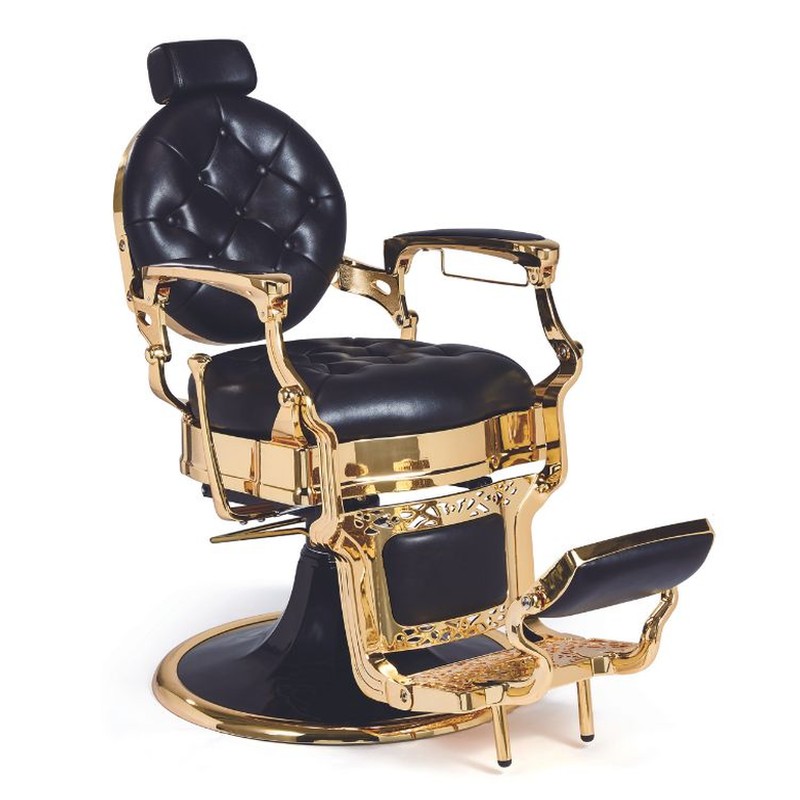 BARTON GOLD Barber Chair