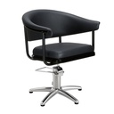 LYRA BLACK Hairdressing chair