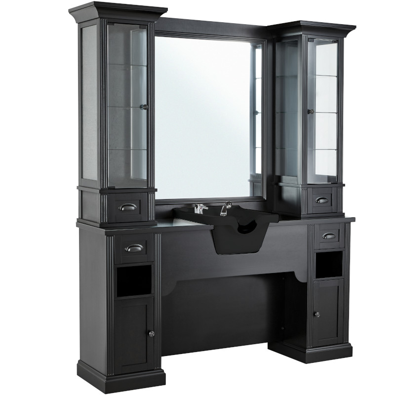 WILLIAM 1B - Coiffeuse Meuble Barbier