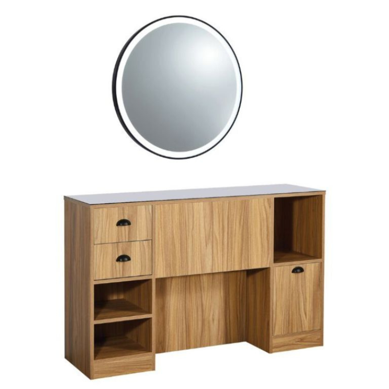 OKE 6 BR Kappersstoel - Licht hout