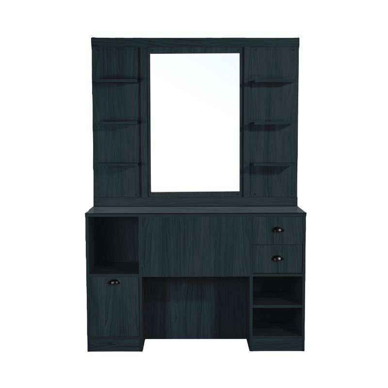 OKE 1 98 Barber Dressing Table - Black wood