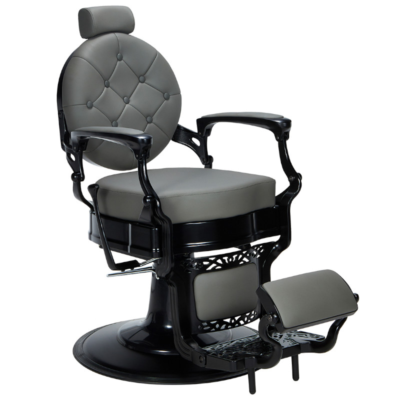 ELVI GREY Fauteuil barbier