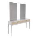 LINEA 2-zits kaptafel voor wandmontage