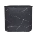 MARBRE BLACK Caisse accueil - Bois Massif Marbré
