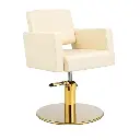 VICTORIA GOLD Krema Stolica za Frizerski Salon    