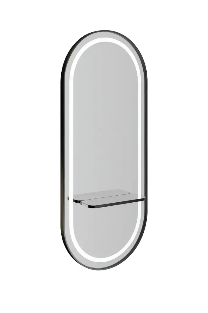 OPTIMA Black — Oval Wall Mirror