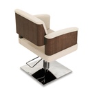 NATWORK Fauteuil coiffure bois wengé