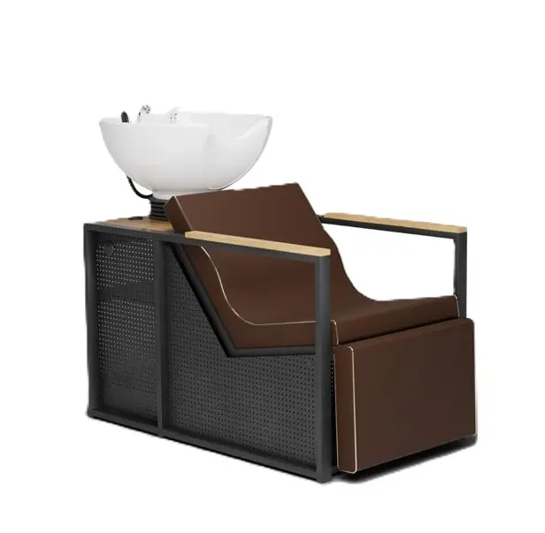 E-BASIL BR Relax Electric Bac de șampon - lemn 