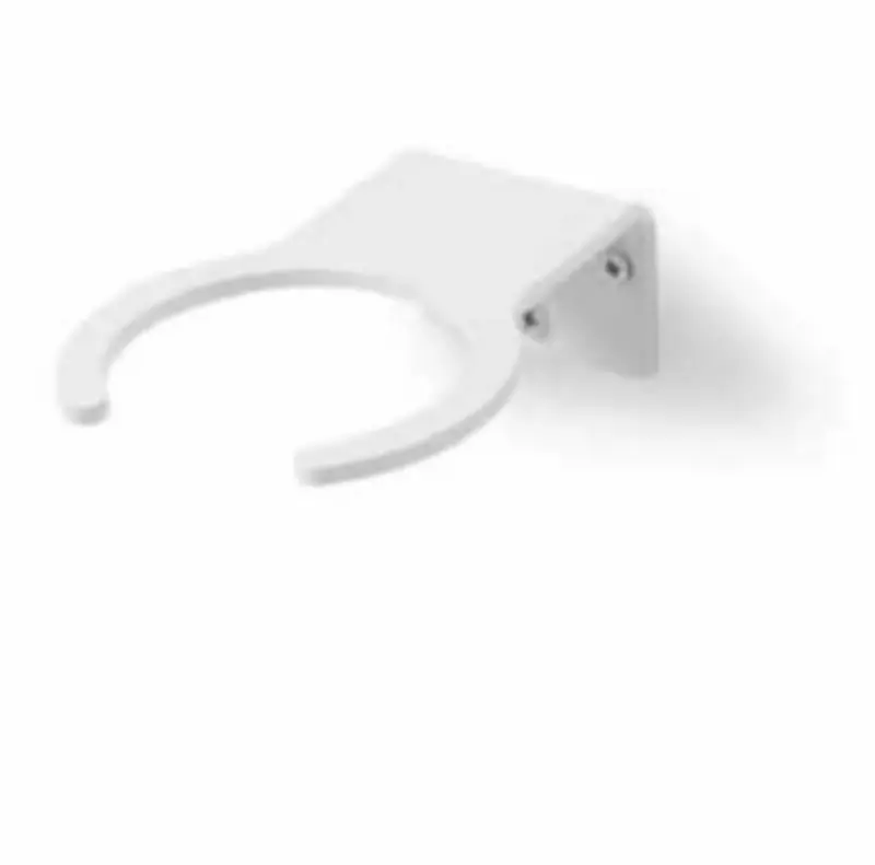 OKI Soporte de pared blanco para secador de pelo