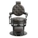 MACK Fauteuil Barbier marron - noir 
