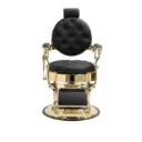 MACK Fauteuil Barbier noir-doré 