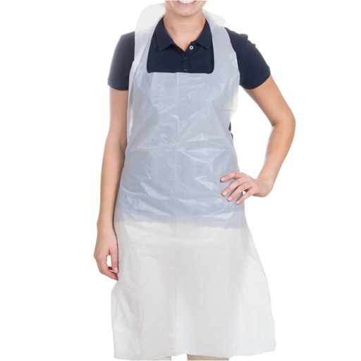 [TBLPELD100] Set of 100 protective aprons in LDPE