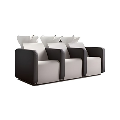 INFINITY RELAX 3-seater shampoo basin