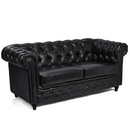 [MRP-PHARE-BLACK] PHARE BLACK 2-seater waiting sofa