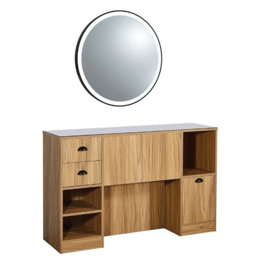 [MRP-OKE6BR] OKE 6 BR Coiffeuse - Bois clair