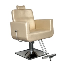 [MBX1043] COMFORT Cream Gold Barber Armchair