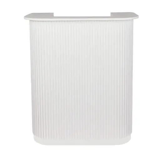 [DIVINE WHITE L/100cm] DIVINE WHITE Balie - Massief hout