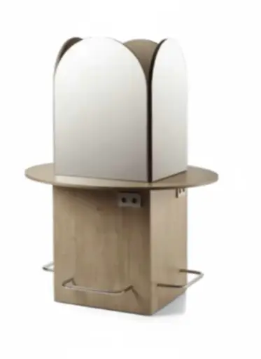 [TK-VOLO] KENTO 2S Coiffeuse 2 places centrale