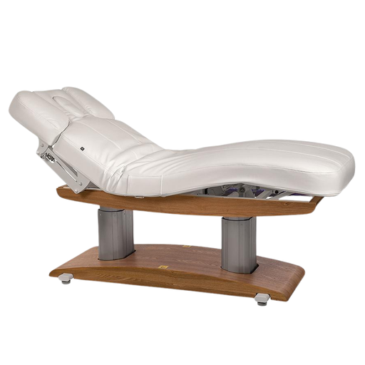 [TROCH-BOIS CLAIR] TROCH Table de Massage et soins électrique chauffante - Base bois clair
