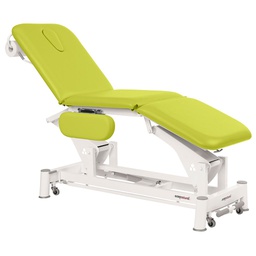 C5556 Ecopostural 3-top electric table and 1 FREE stool